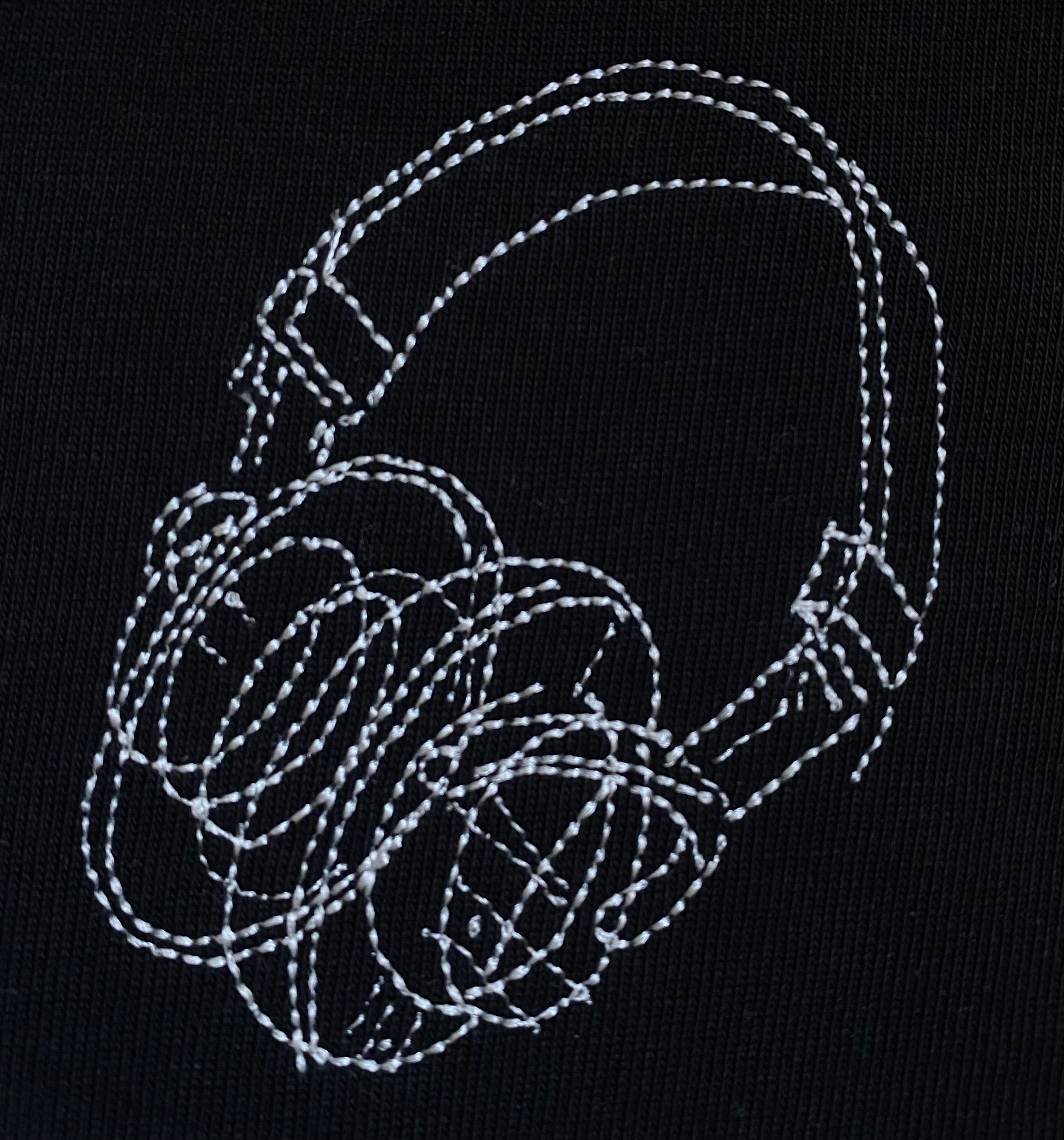 Headphones Sketch Heavyweight T-Shirt