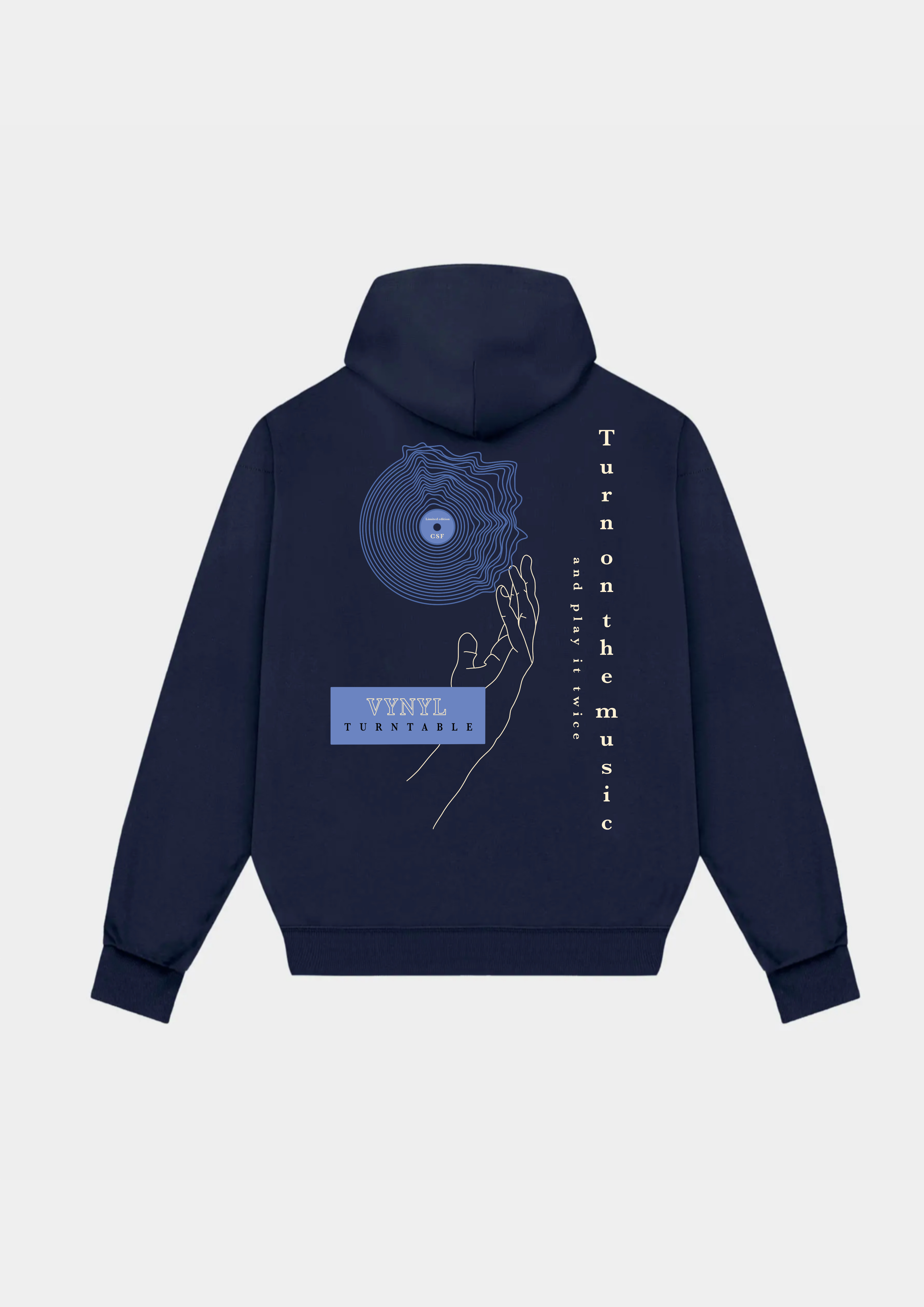Vinyl Turntable Heavyweight Hoodie