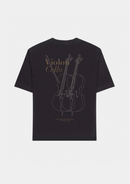 Violon Cello Heavyweight T-Shirt Navy