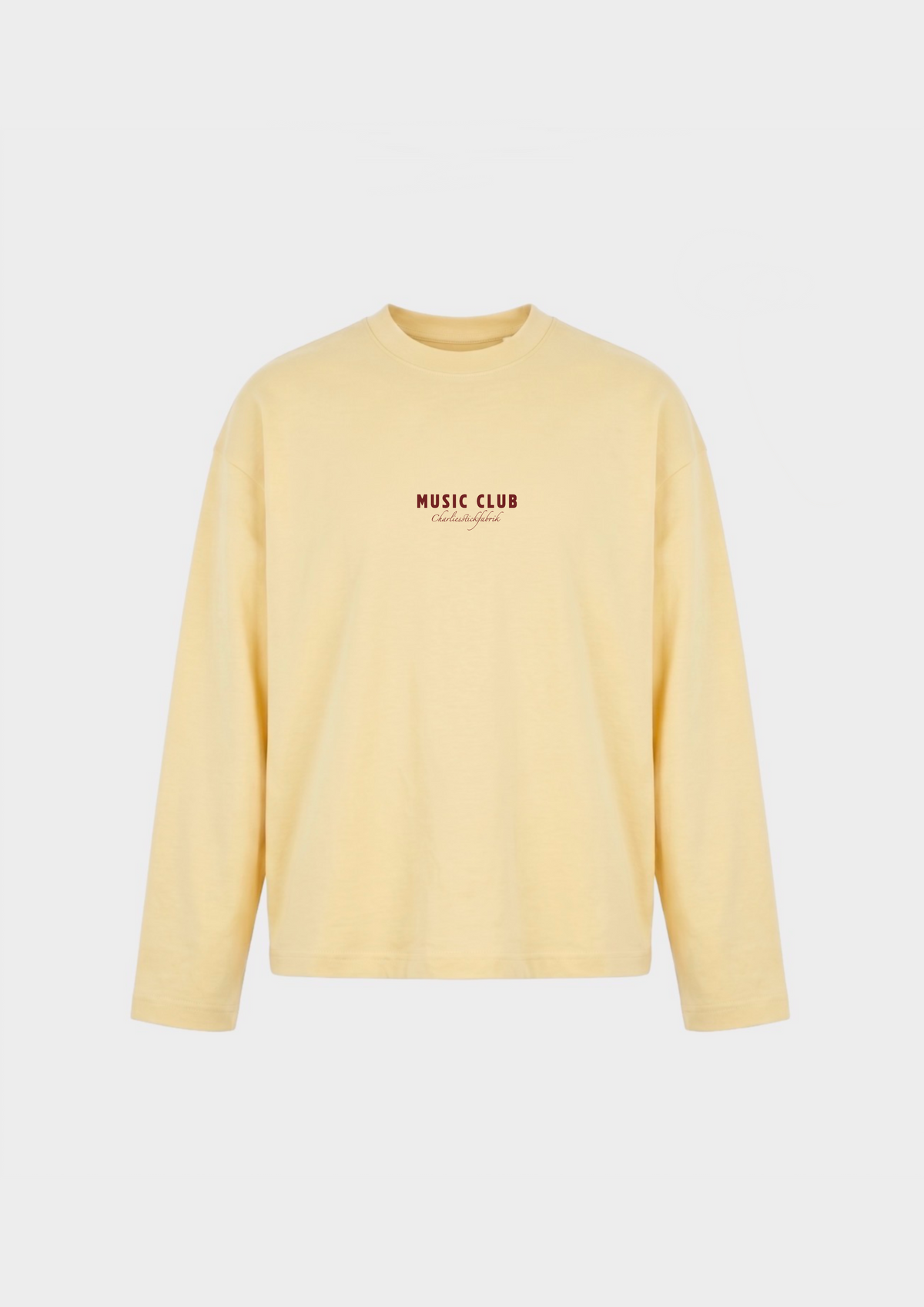 Music Club Longsleeve Butteryellow