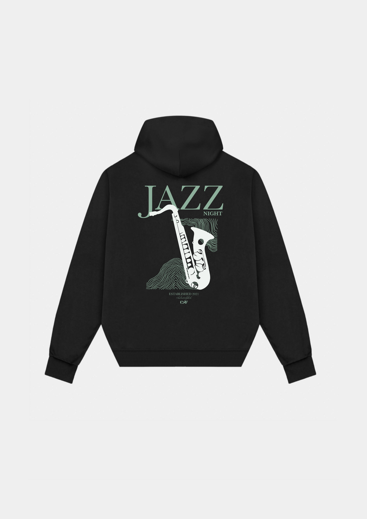 Jazz Night Heavyweight Hoodie Creme