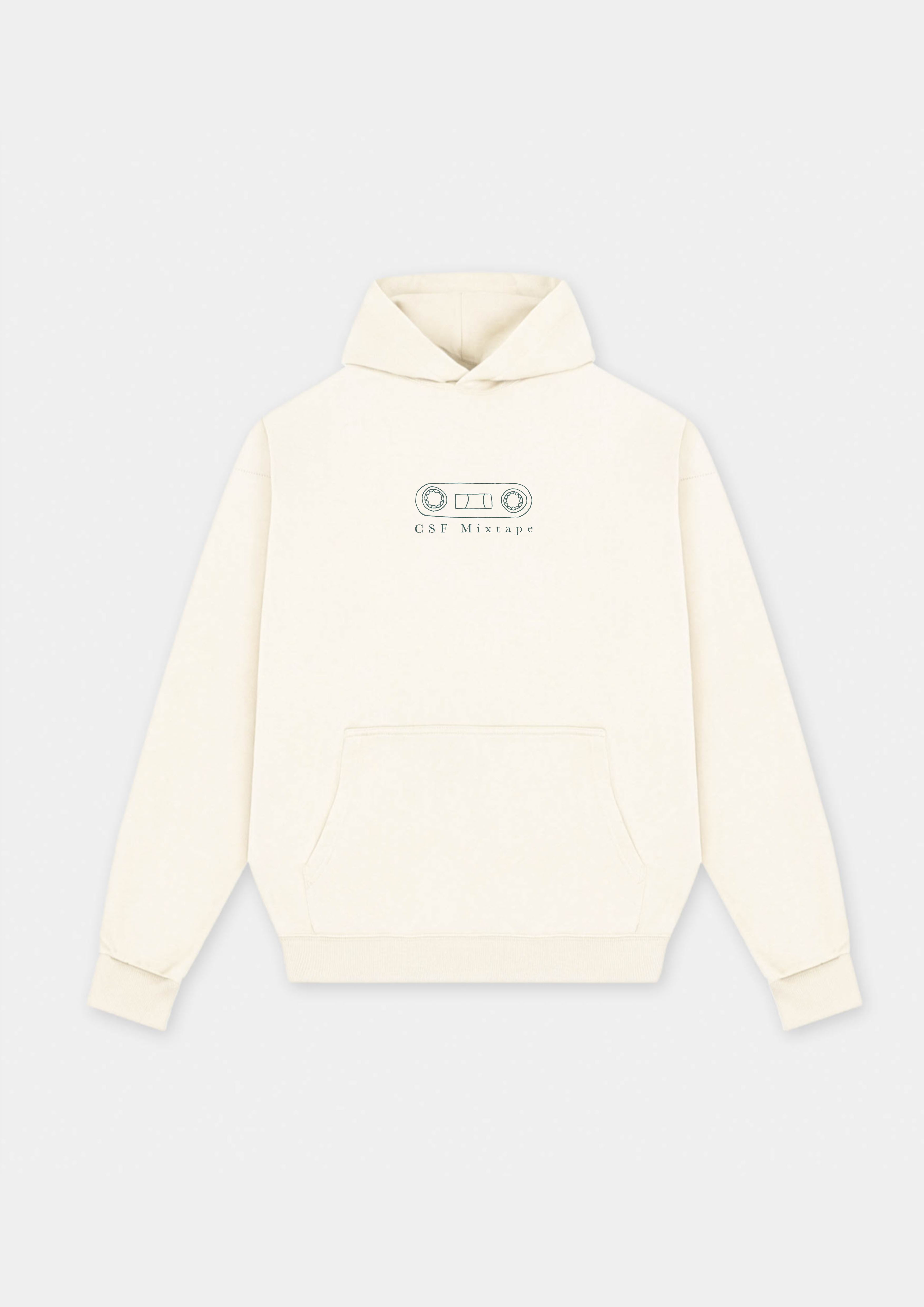 Mixtape Heavyweight Hoodie Creme