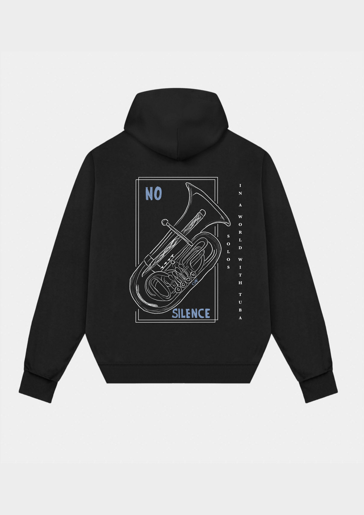 No silence Heavyweight Hoodie