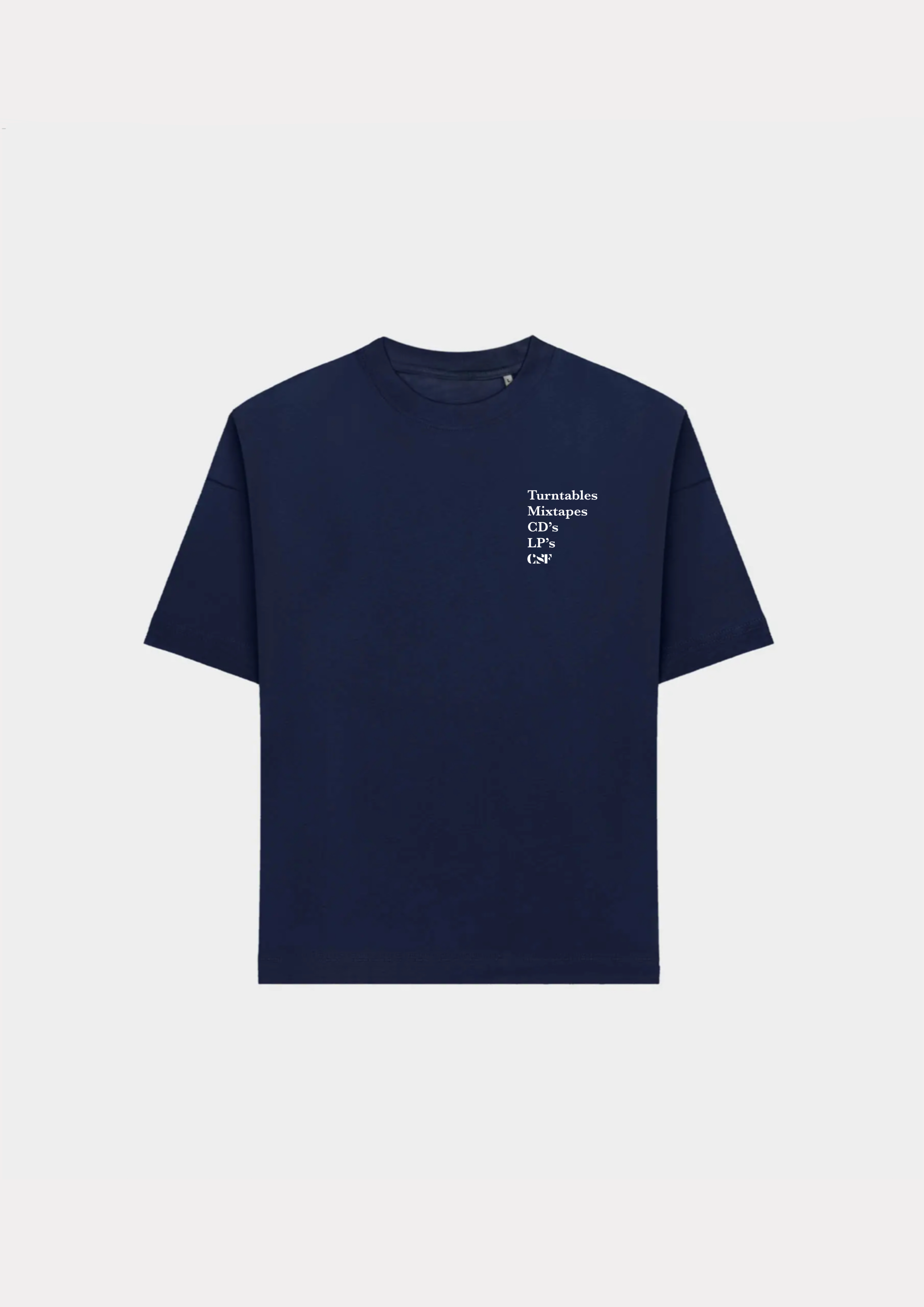 Record Shop Heavyweight T-Shirt Navy