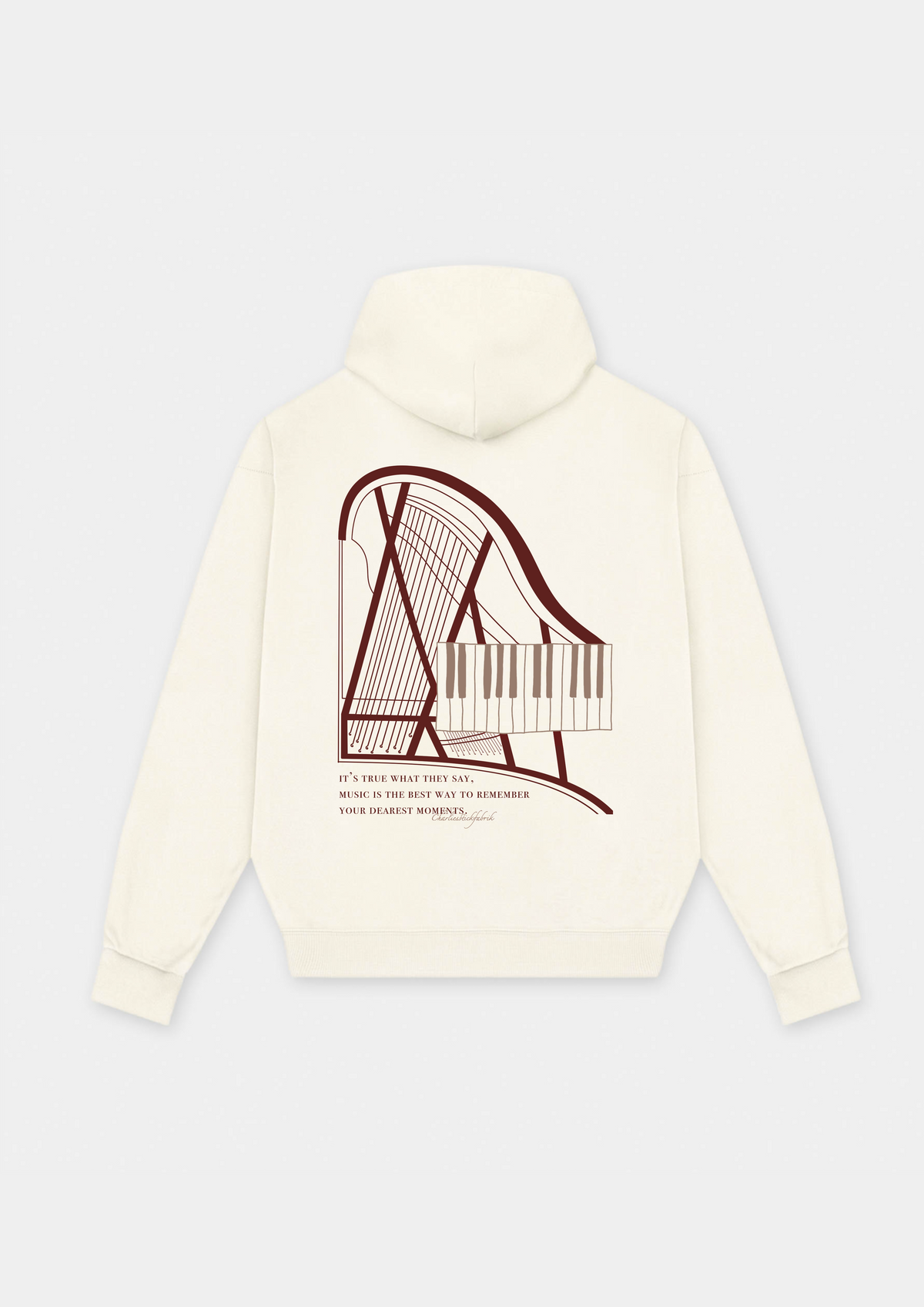 Piano Moments Heavyweight Hoodie