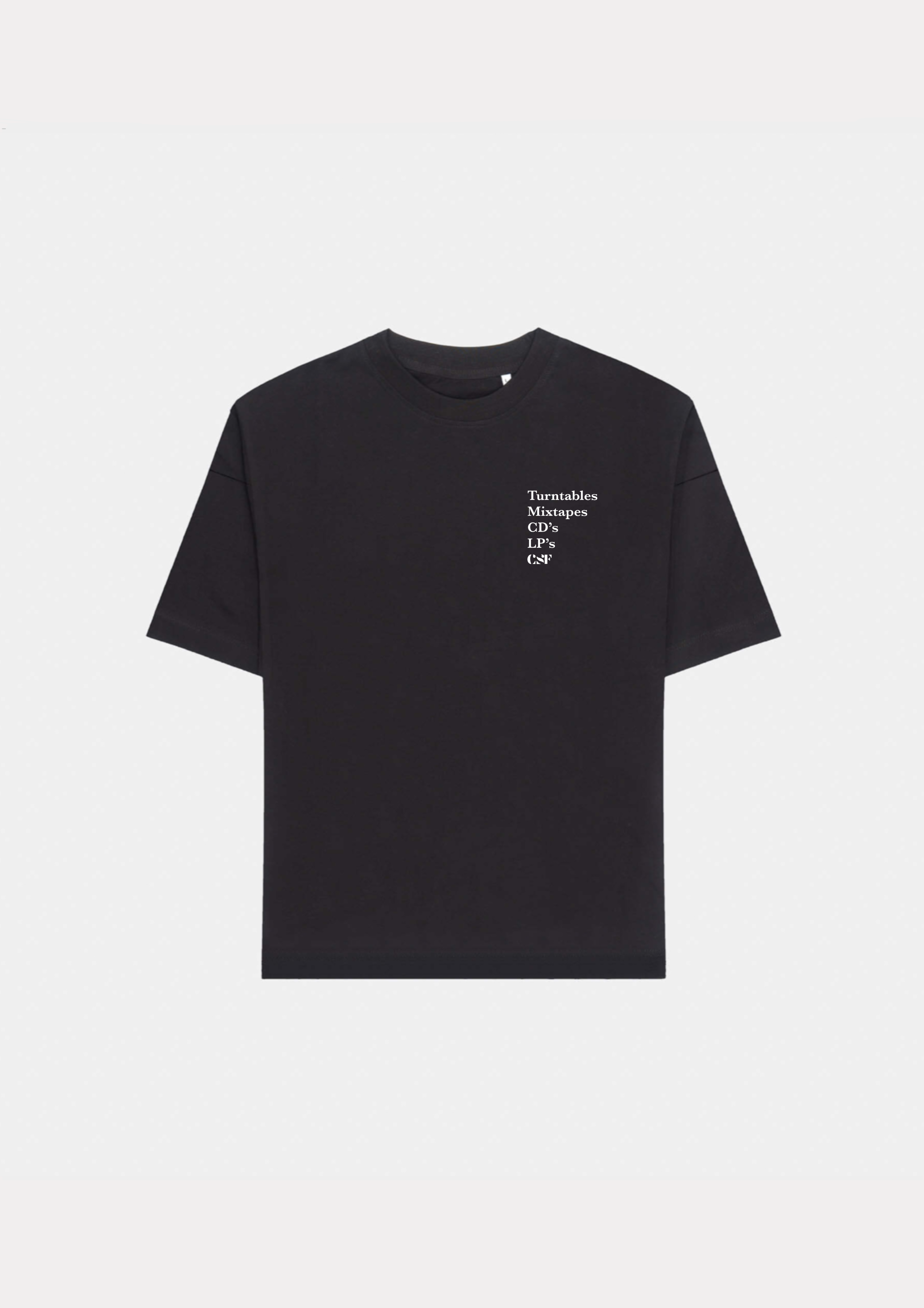 Record Shop Heavyweight T-Shirt Schwarz