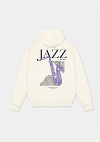 Jazz Night Heavyweight Hoodie Creme