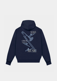 Own Kind of Music Heavyweight Hoodie Navy