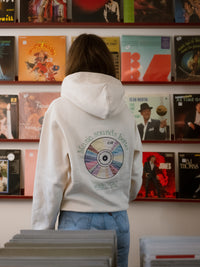 Music sounds better with YOU Heavyweight Hoodie Creme