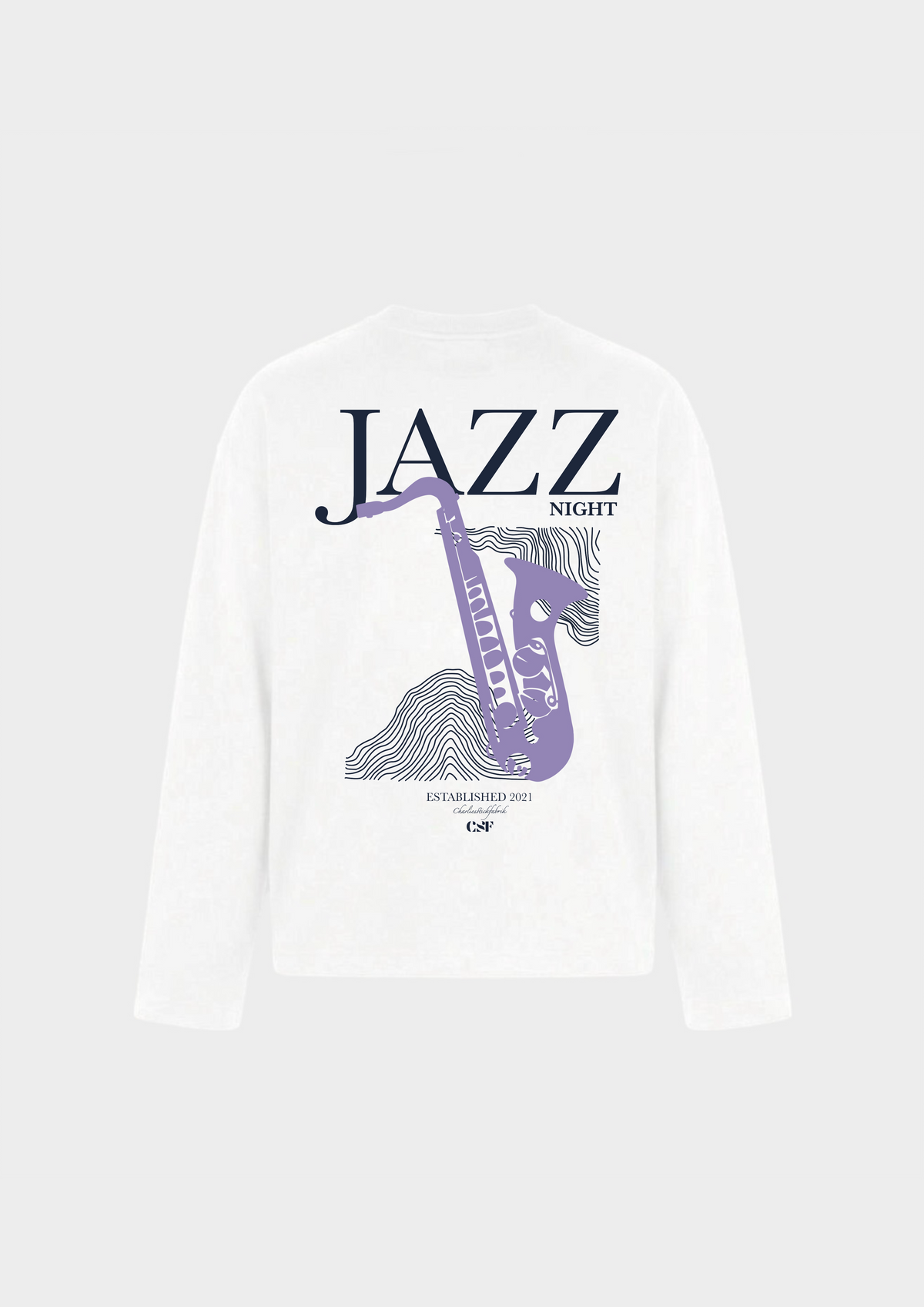 Jazz Night Longsleeve Weiß