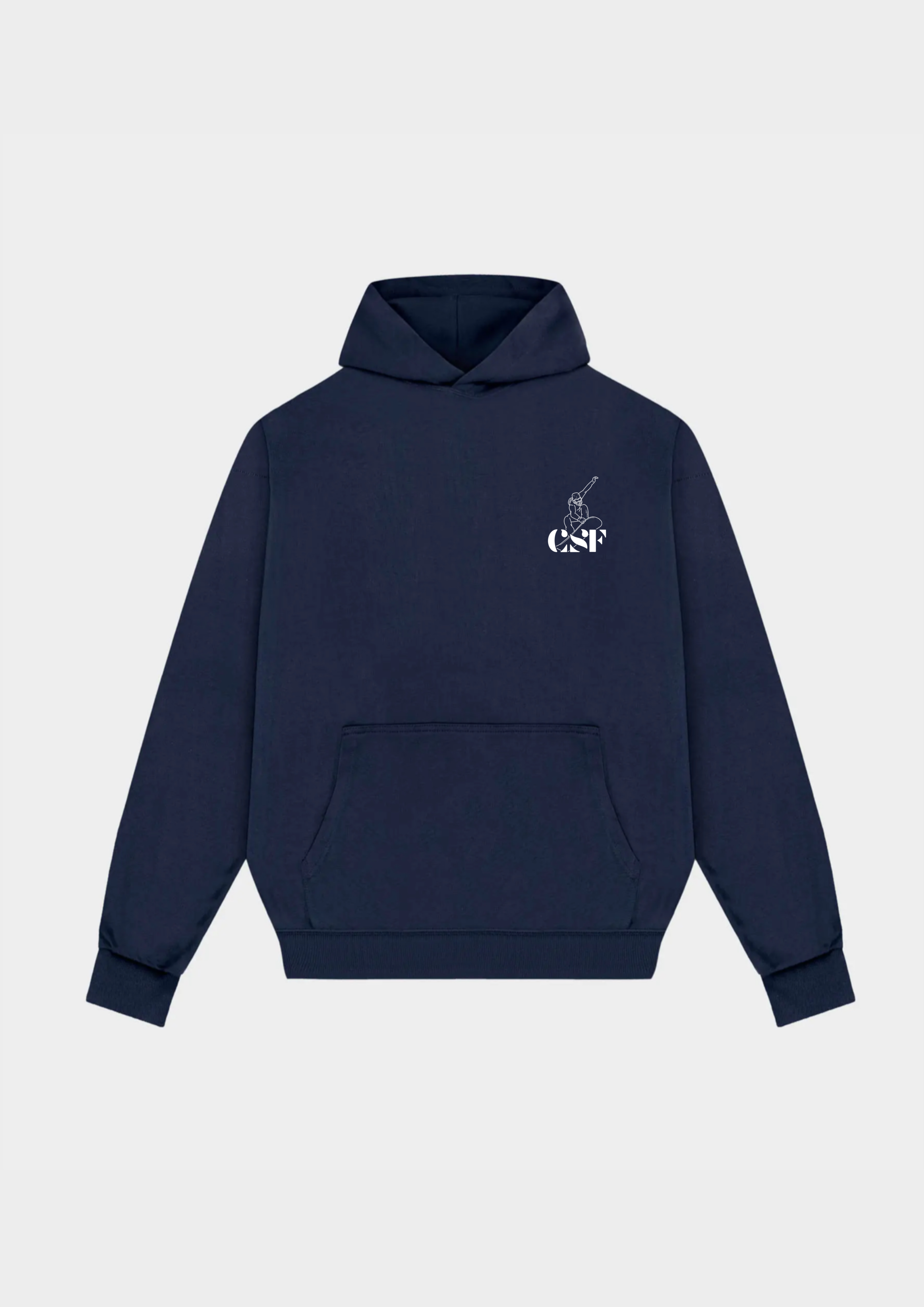 Aprés Ski Lodge Heavyweight Hoodie Navy