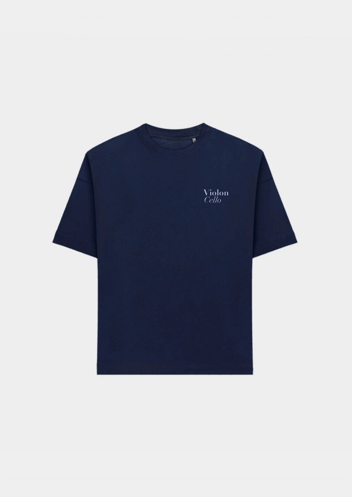 Violon Cello Heavyweight T-Shirt Navy