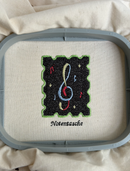 Personalisierter Musikbegleiter Jutebeutel
