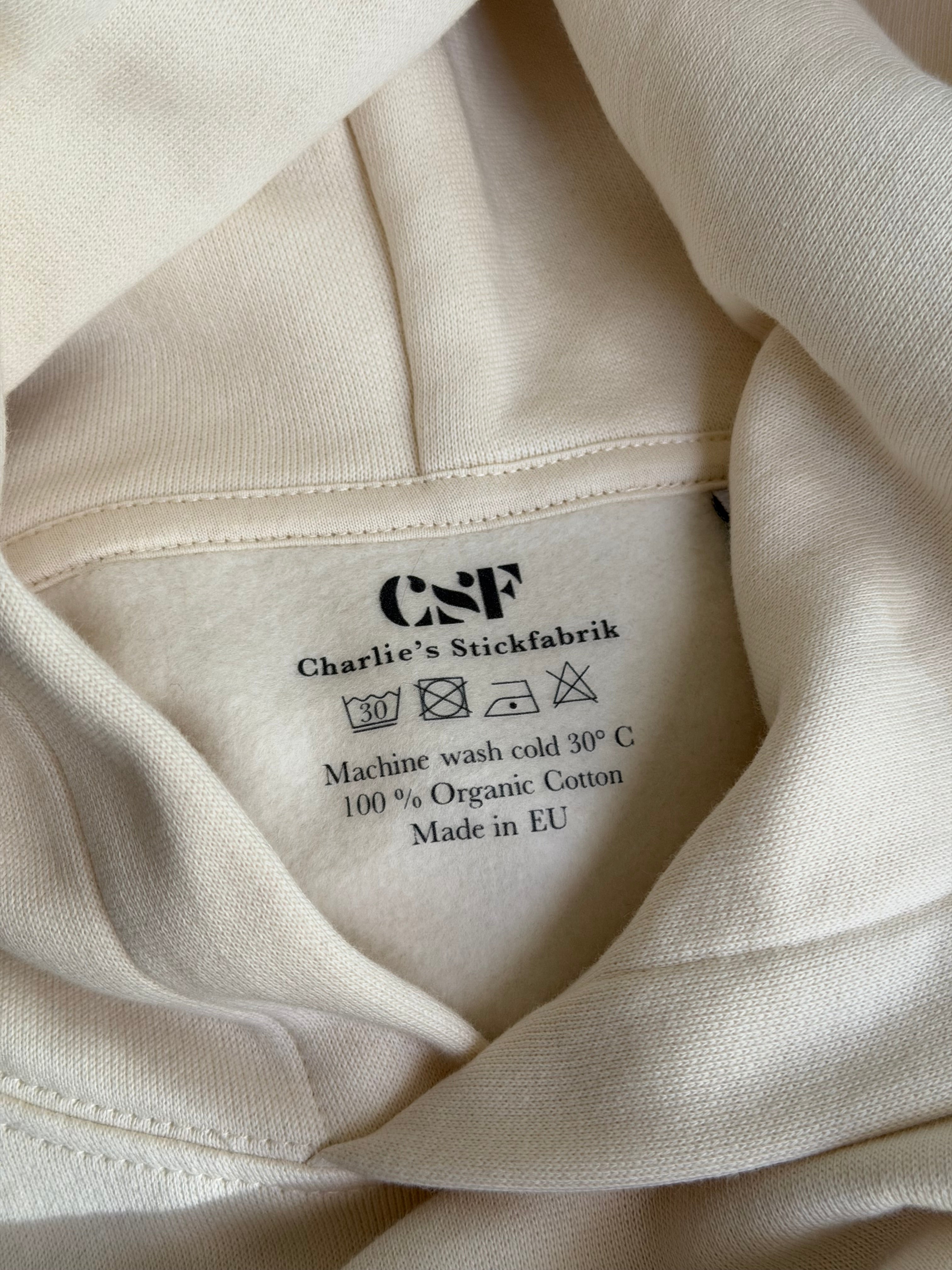 Music sounds better with YOU Heavyweight Hoodie Creme