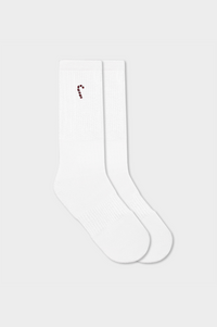 Musical Staff Heart | Embroidered Socks