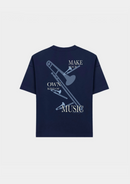 Own kind of Music Heavyweight T-Shirt Navy