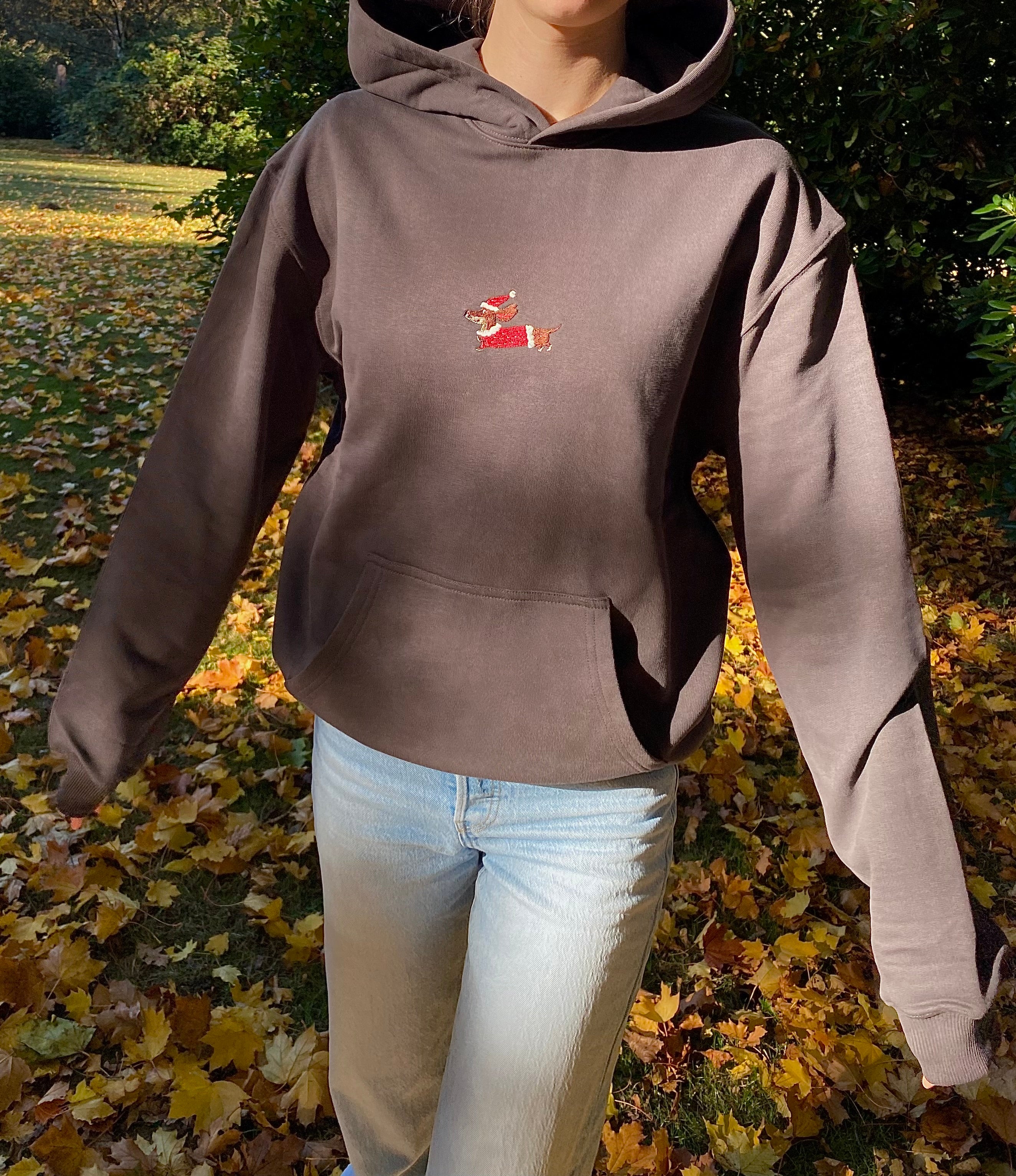 Weihnachtsdackel Heavyweight Hoodie