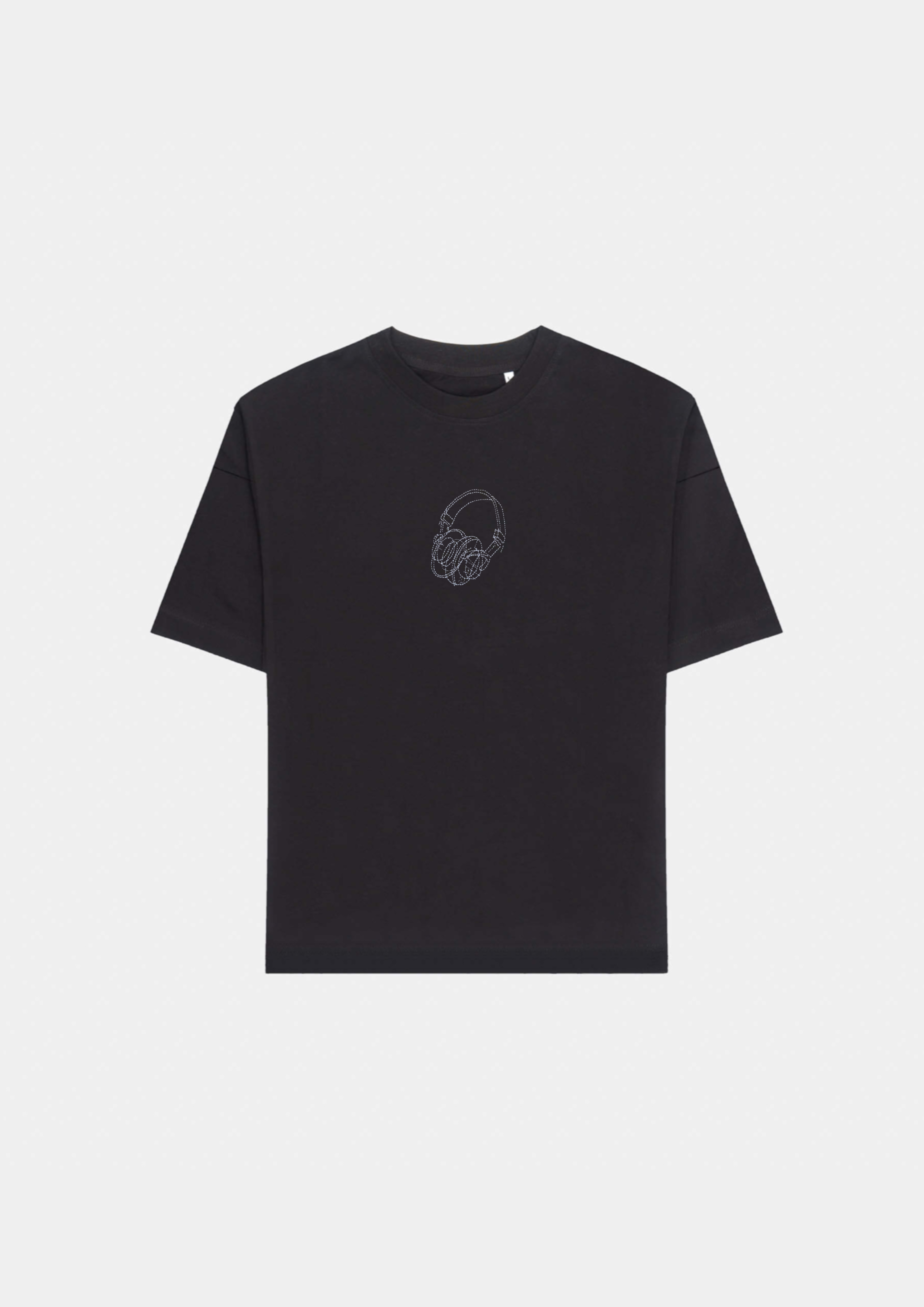 Headphones Sketch Heavyweight T-Shirt