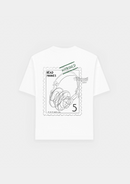 Music Stamp Heavyweight T-Shirt Schwarz