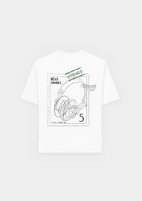 Music Stamp Heavyweight T-Shirt Schwarz