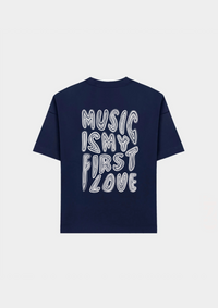 Music is my first love Heavyweight T-Shirt Lavendel