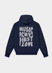 Music is my first love Heavyweight Hoodie