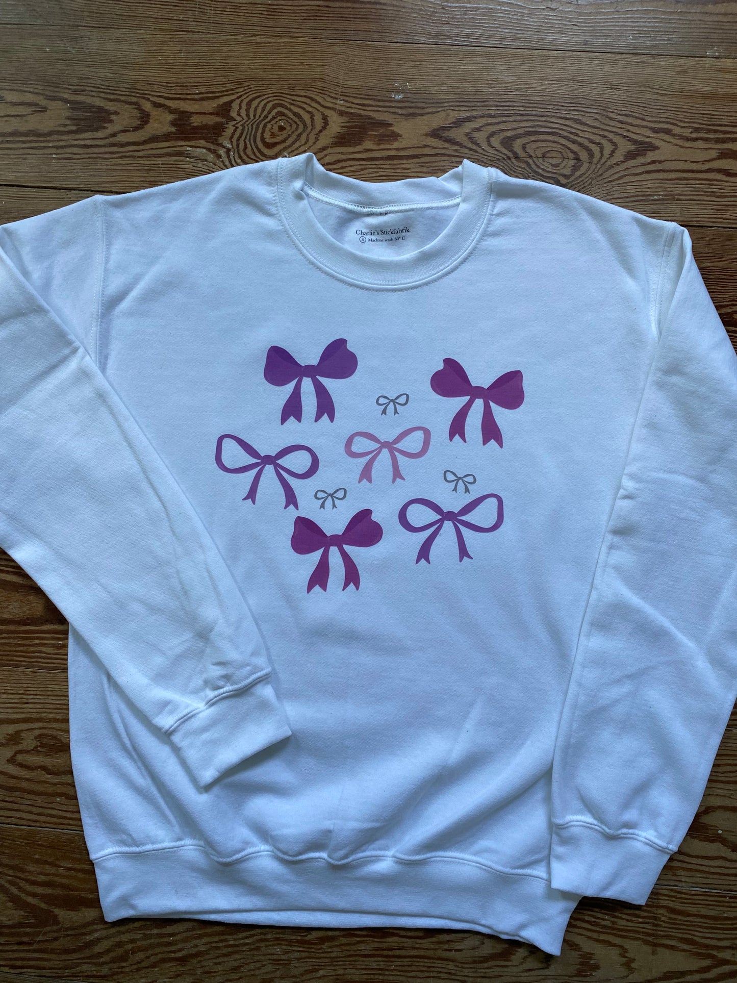 Pink Bow Sweatshirt | Ready to Ship