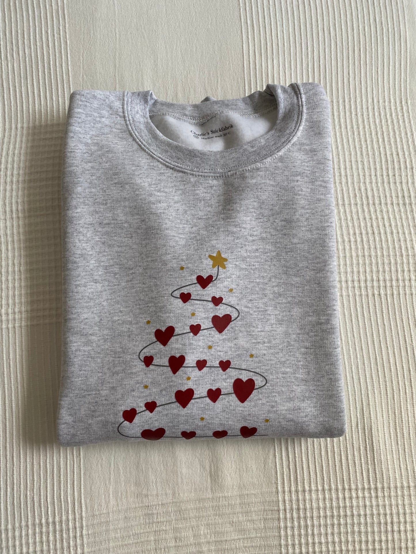 Christmas Hearts Crewneck