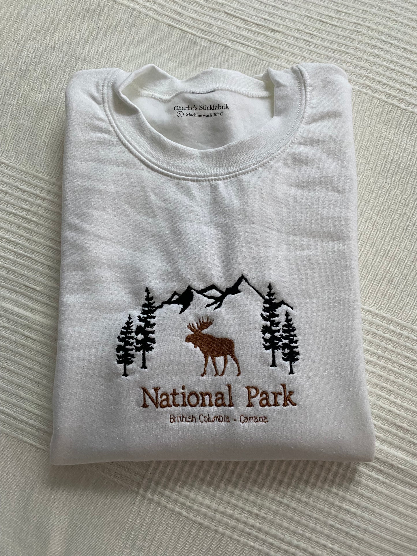 National Park crewneck British Columbia