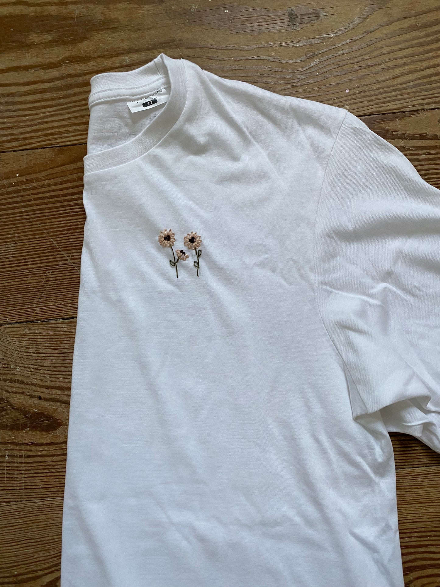 T-shirt bestickt | Blumen