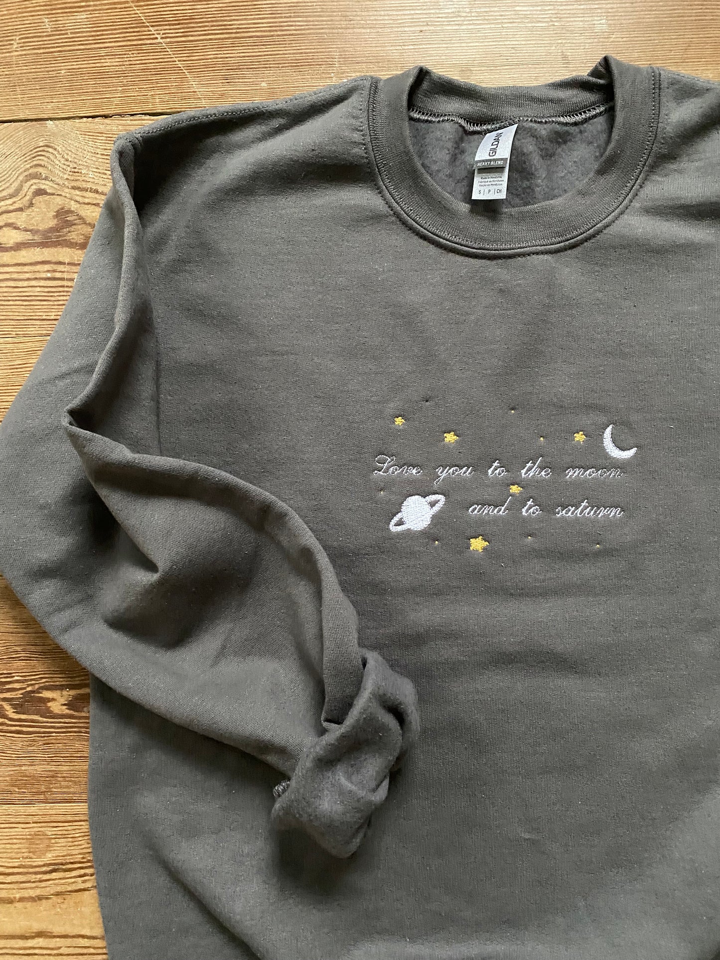 Love you to the moon and to saturn Crewneck | Ready to Ship