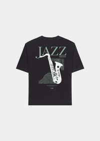 Jazz night Heavyweight T-Shirt Creme