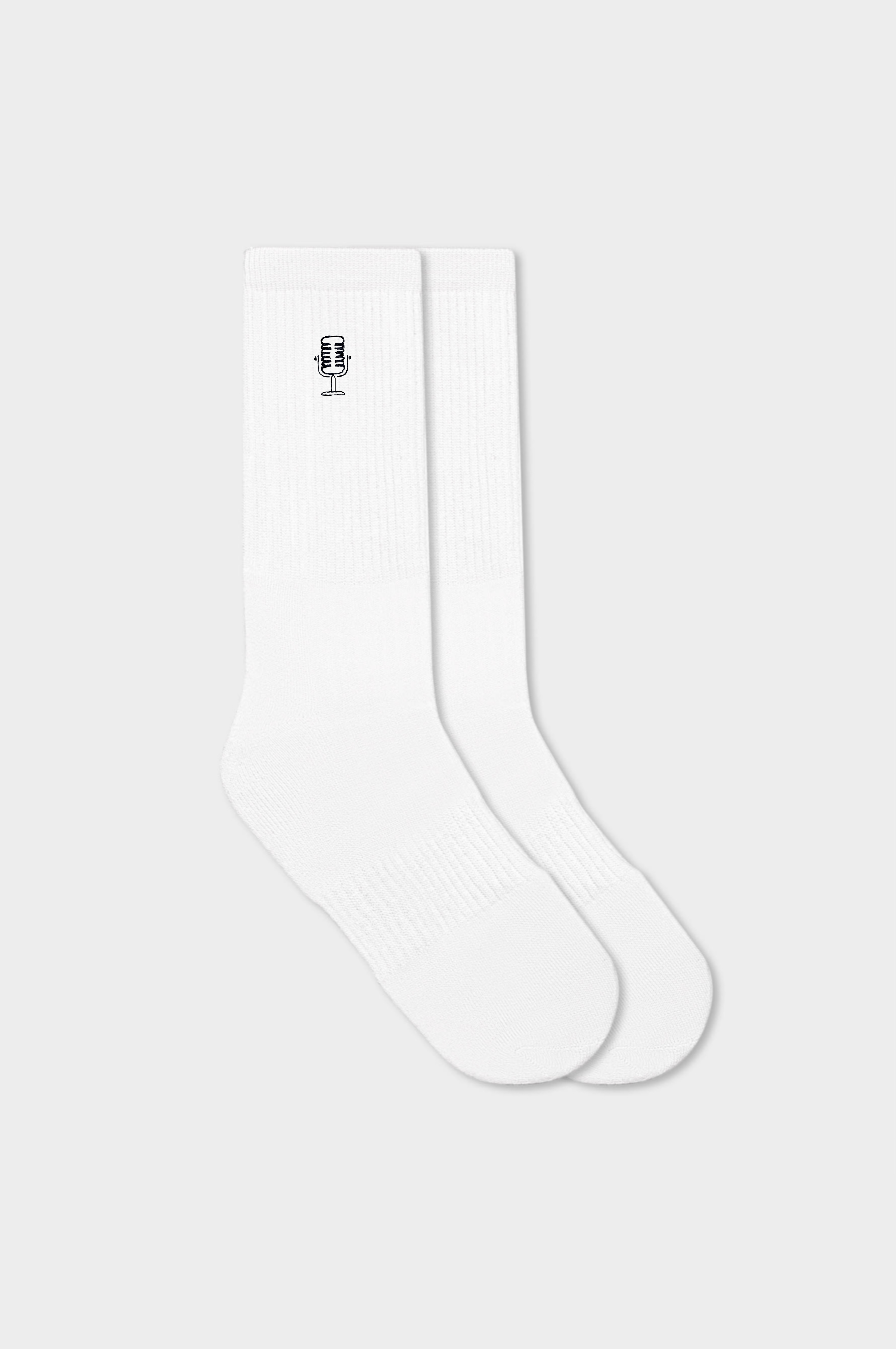 Mikrofon | Bestickte Socken