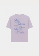 My Music My Vibe Heavyweight T-Shirt Lavendel