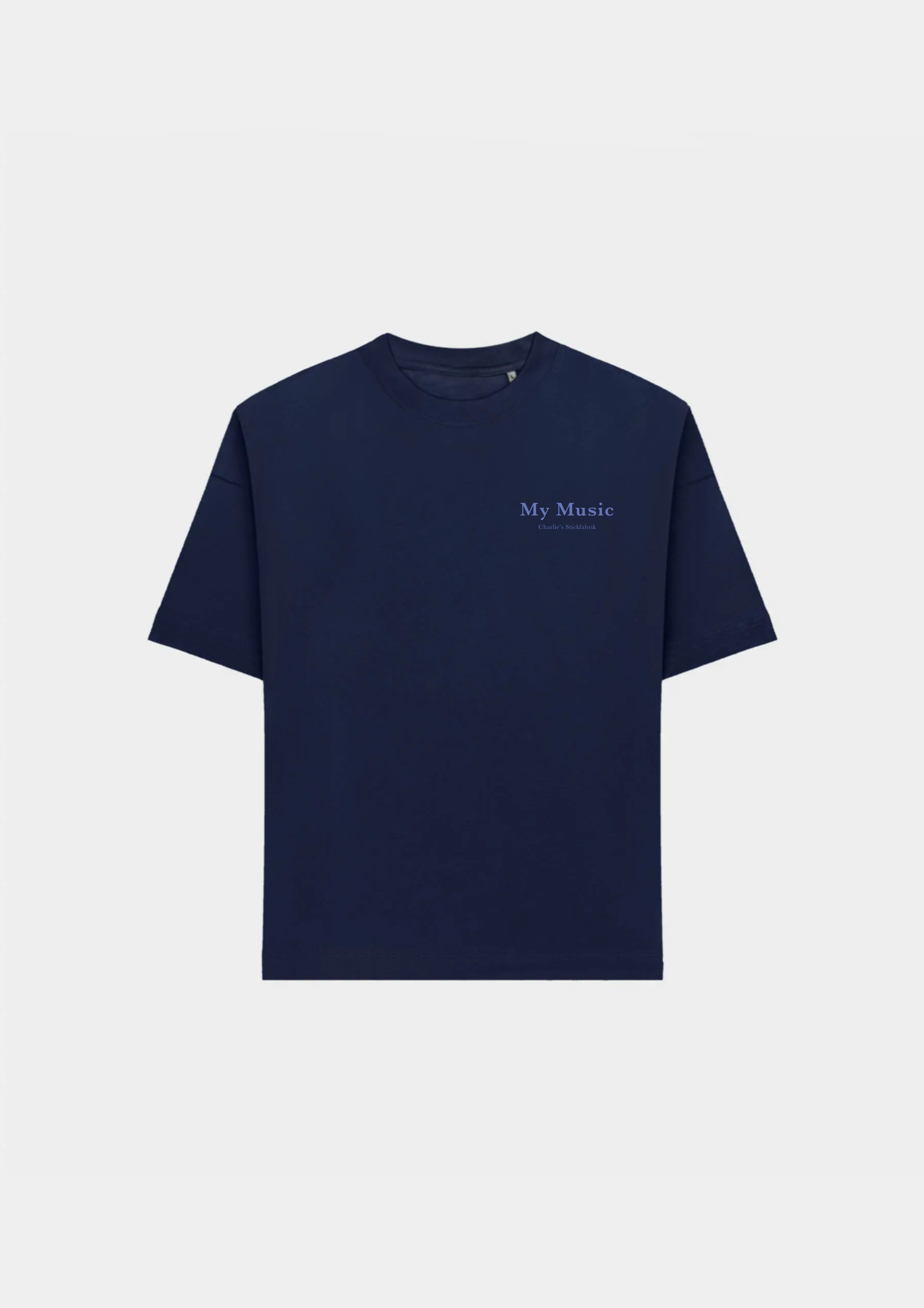 My Music My Vibe Heavyweight T-Shirt Navy