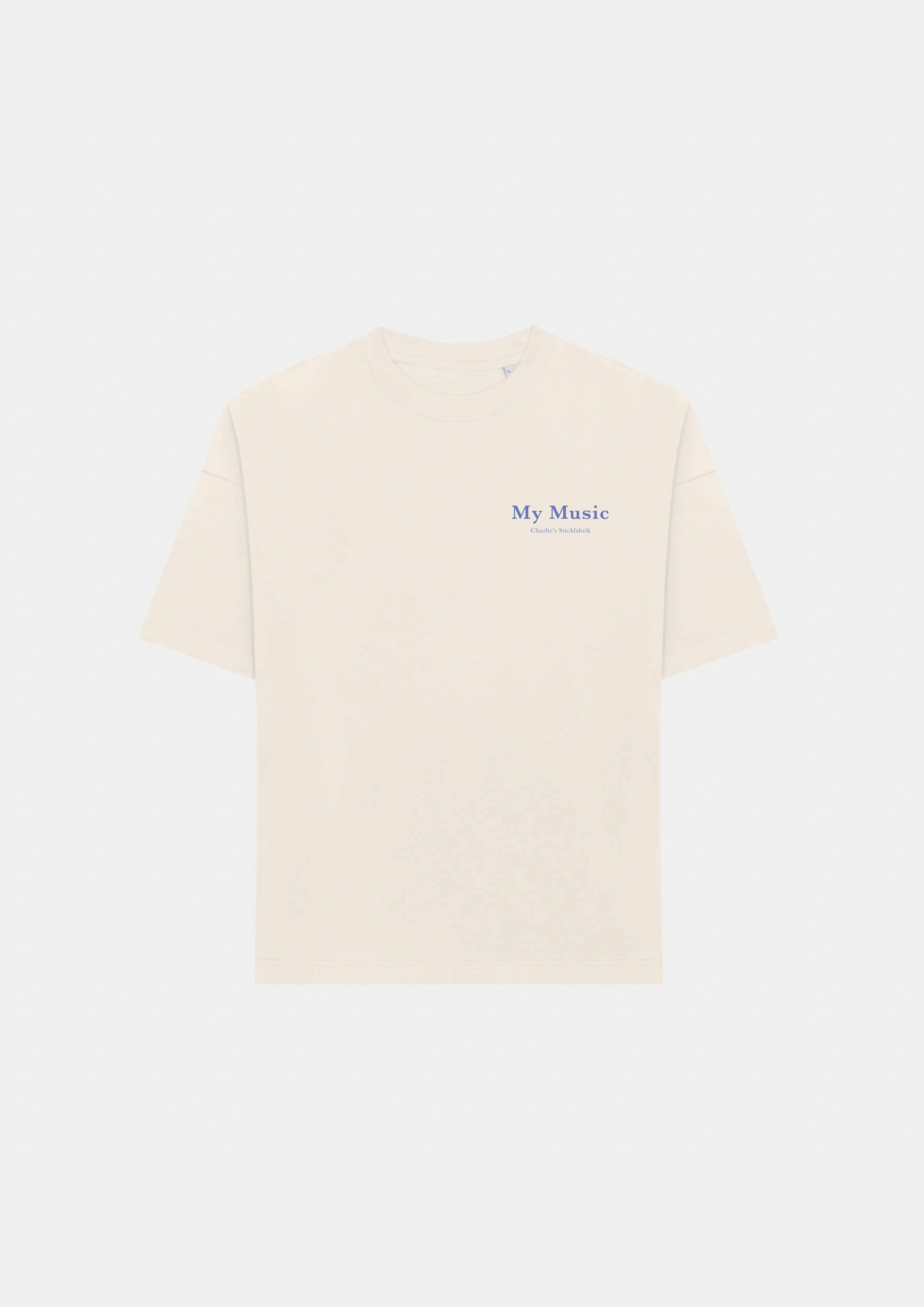 My Music My Vibe Heavyweight T-Shirt Creme