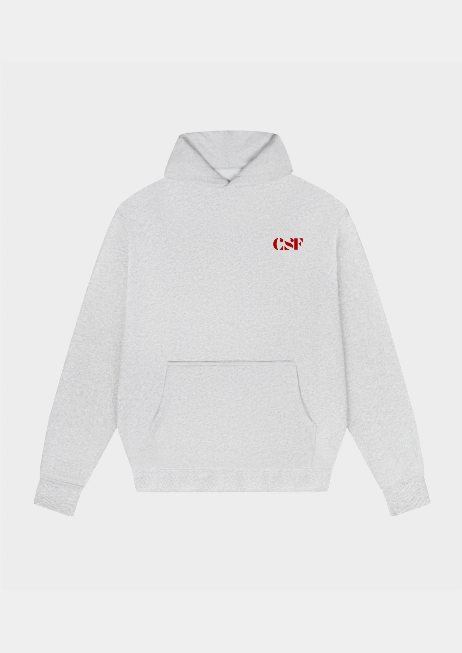 Secret Santa Heavyweight Hoodie Hellgrau