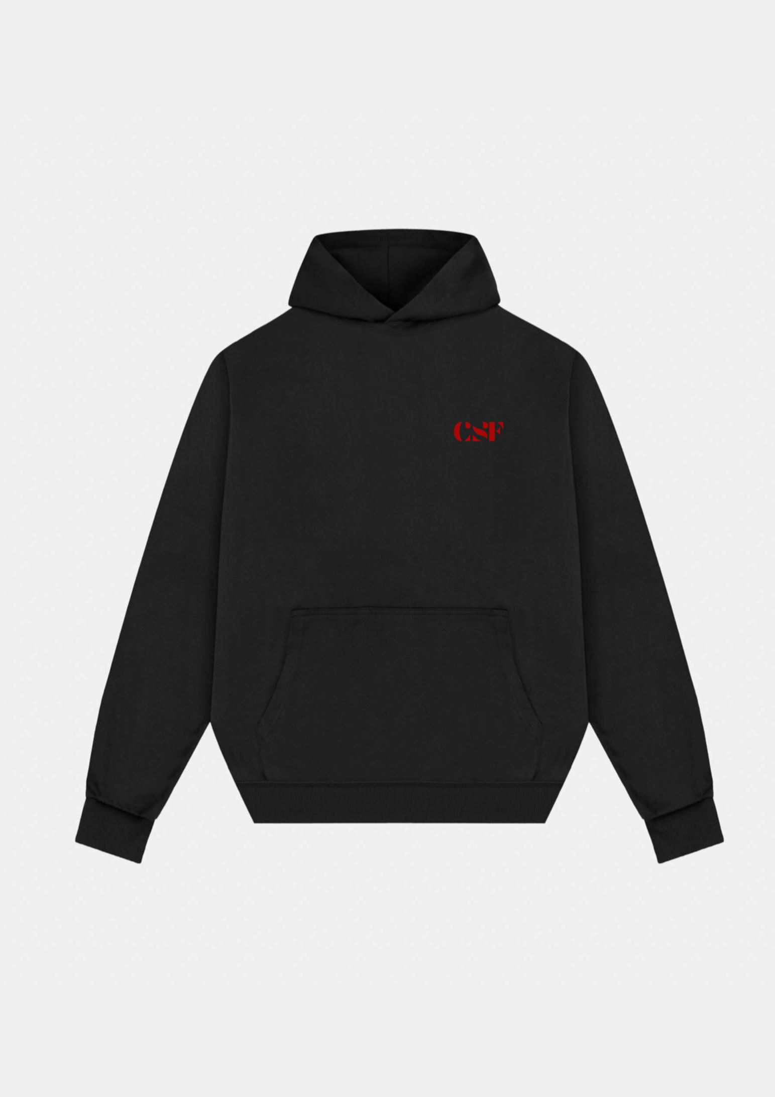 Secret Santa Heavyweight Hoodie Schwarz