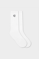 Musical Staff Heart | Embroidered Socks