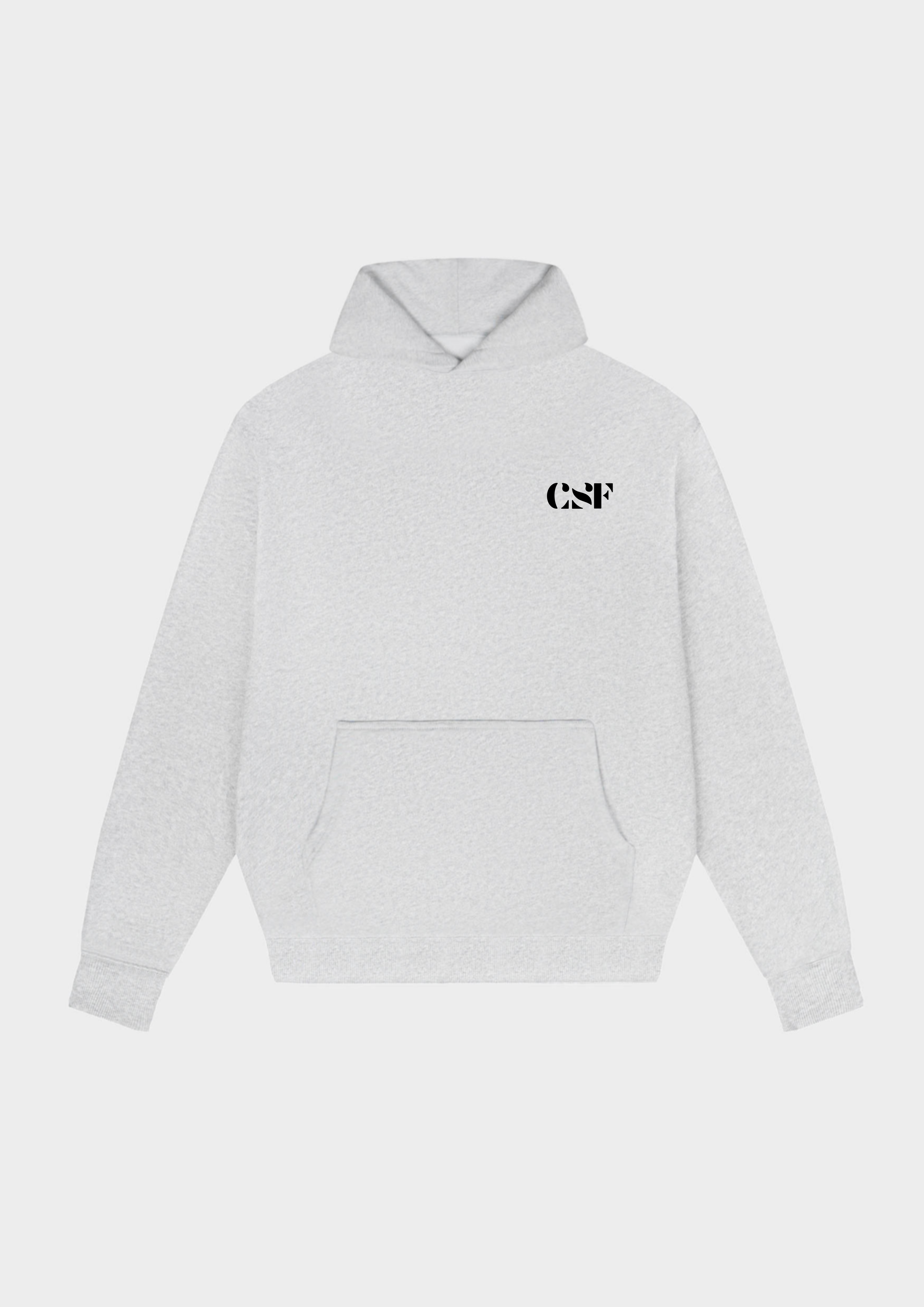 Christmas Radio Heavyweight Hoodie Hellgrau
