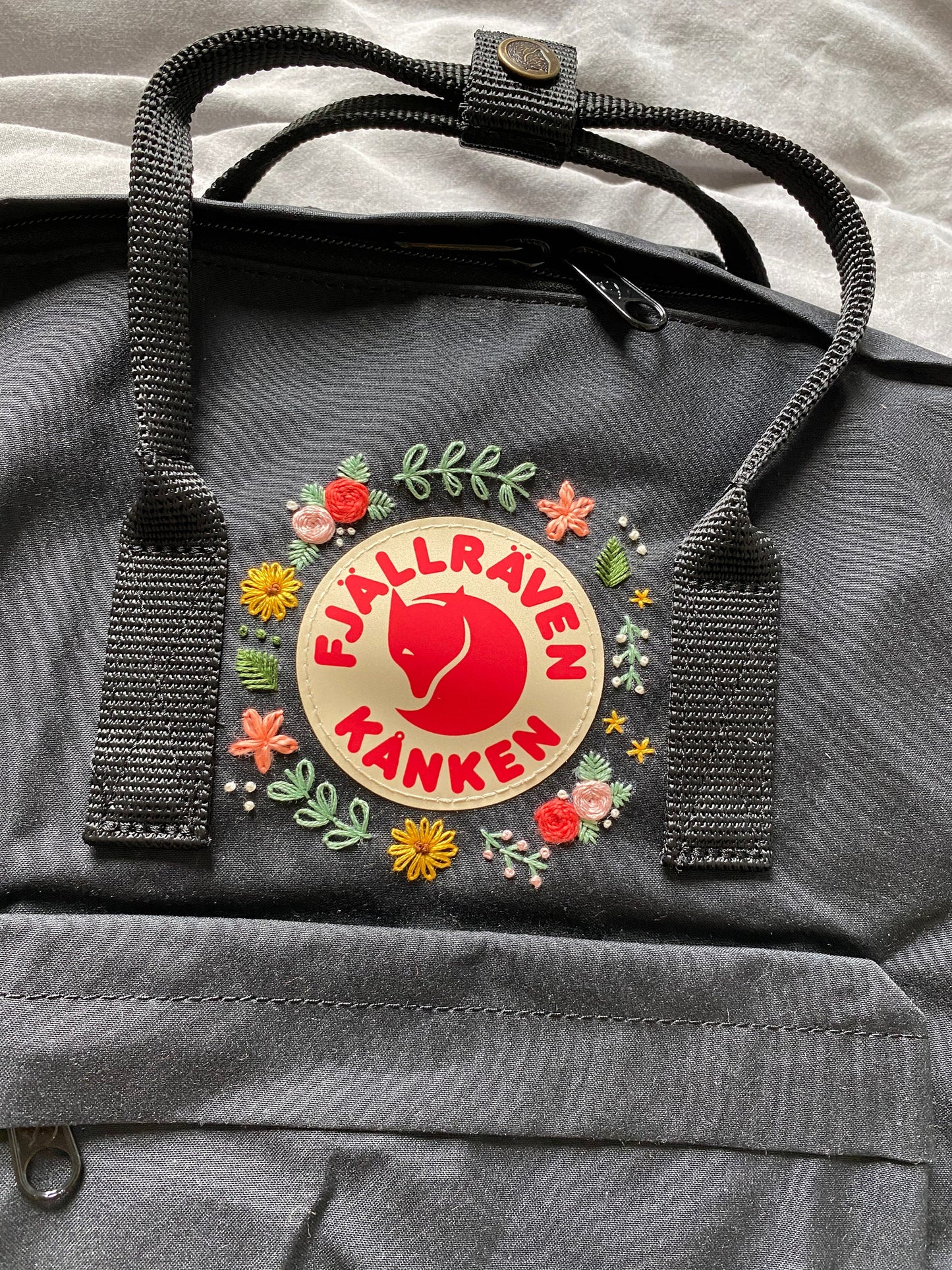 Individuelle Stickerei | Fjällräven Kanken Rucksack bestickt