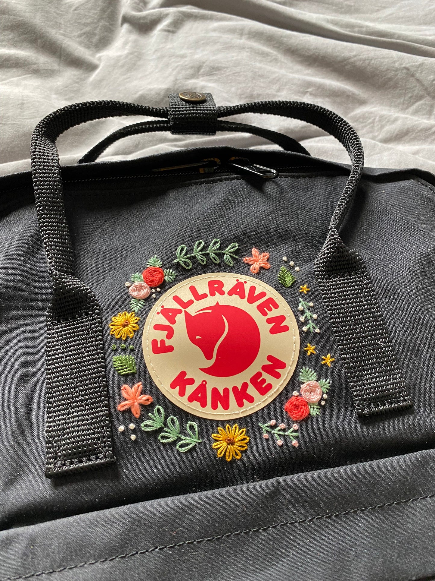 Individuelle Stickerei | Fjällräven Kanken Rucksack bestickt