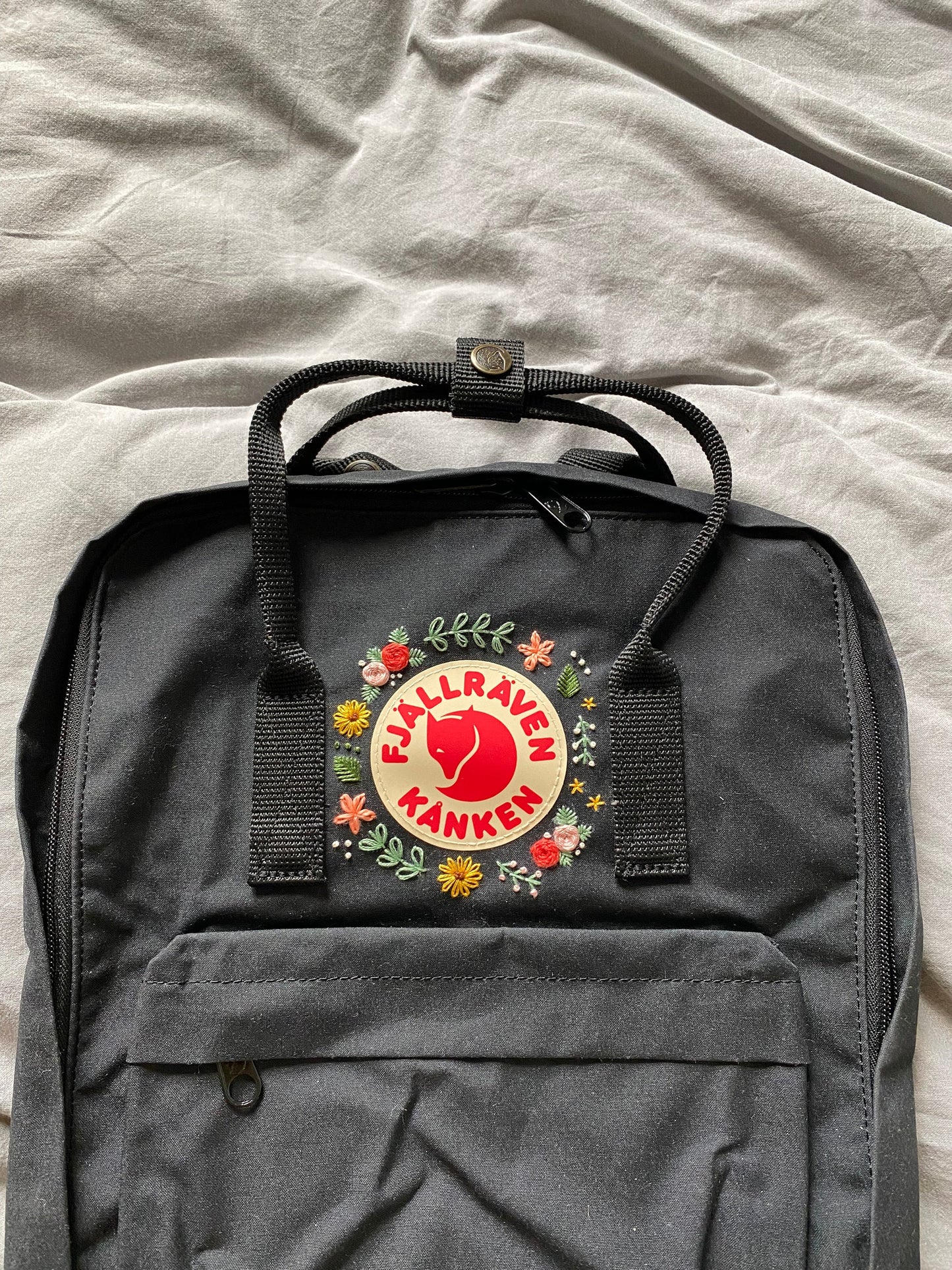 Individuelle Stickerei | Fjällräven Kanken Rucksack bestickt